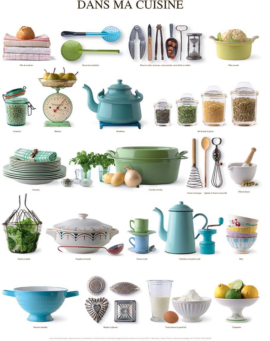 Affiche Dans ma cuisine 40x50 cm