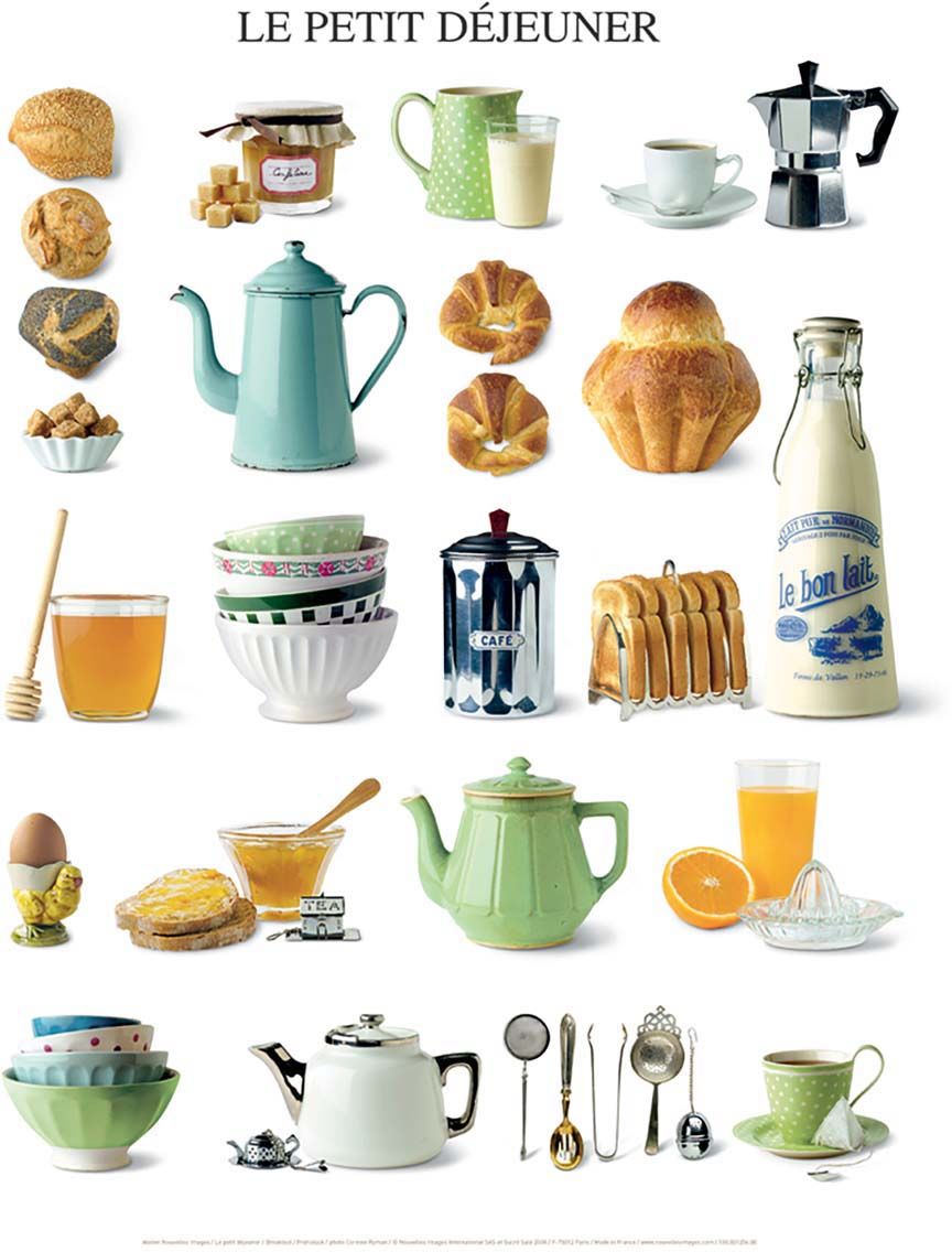 Affiche Le petit déjeuner 40x50 cm
