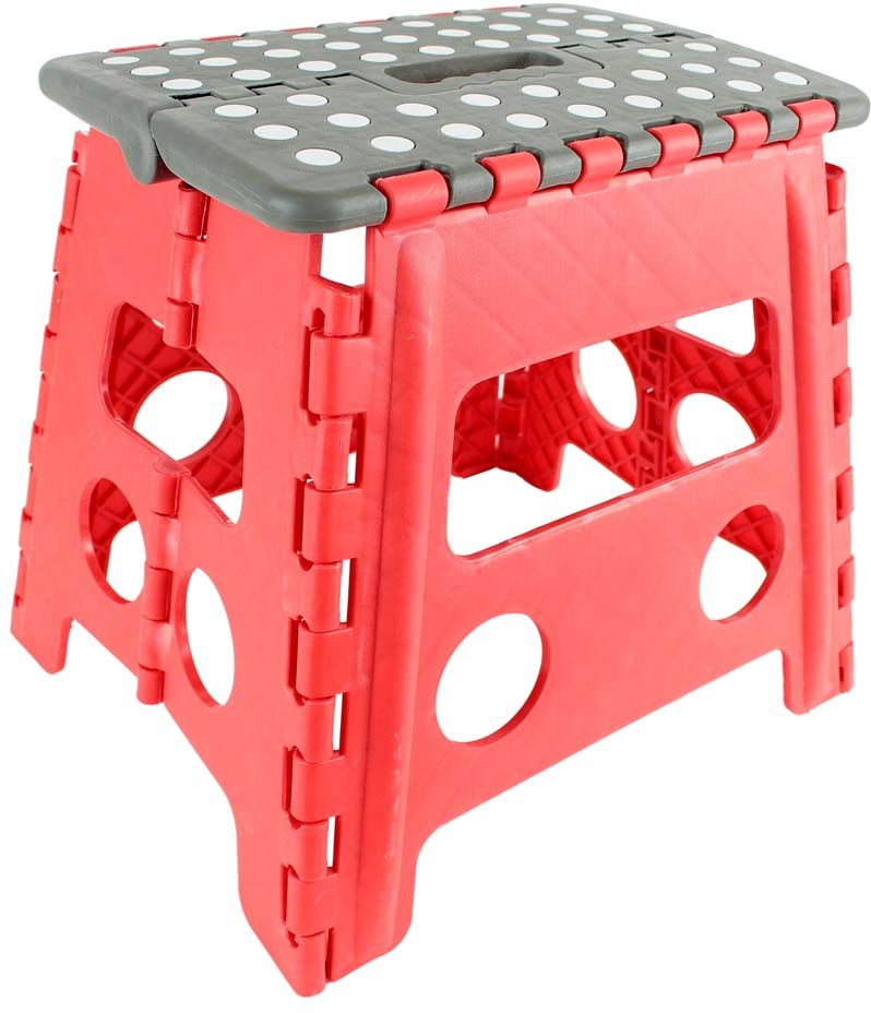 Marche pied pliable bicolore