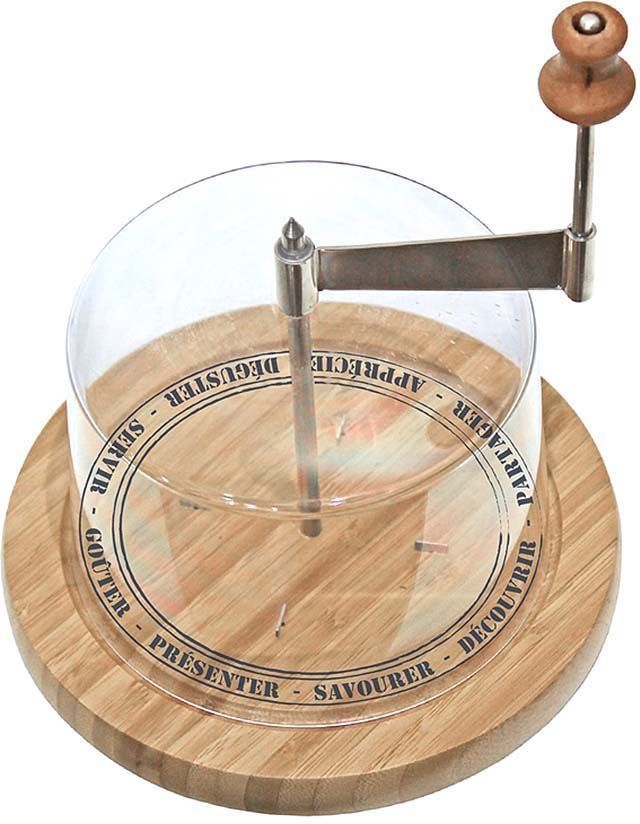 Racloir à fromage avec cloche 18 cm