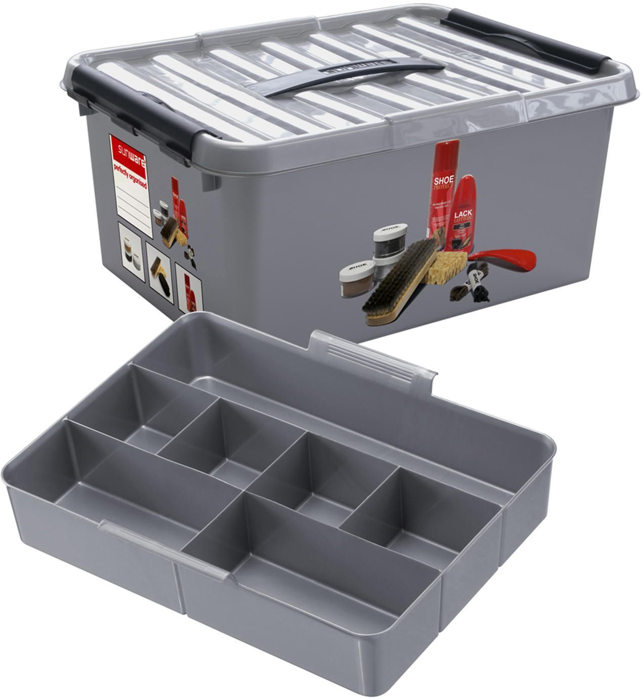 Boite à cirage Q-line avec insert compartimenté