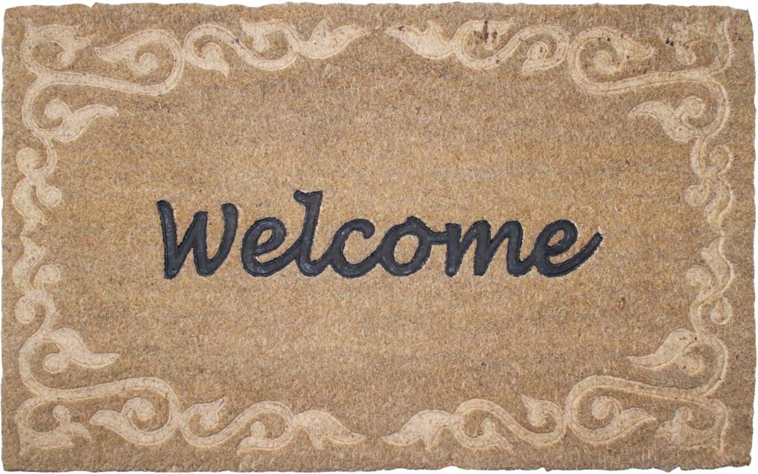 Paillasson coco relief Welcome