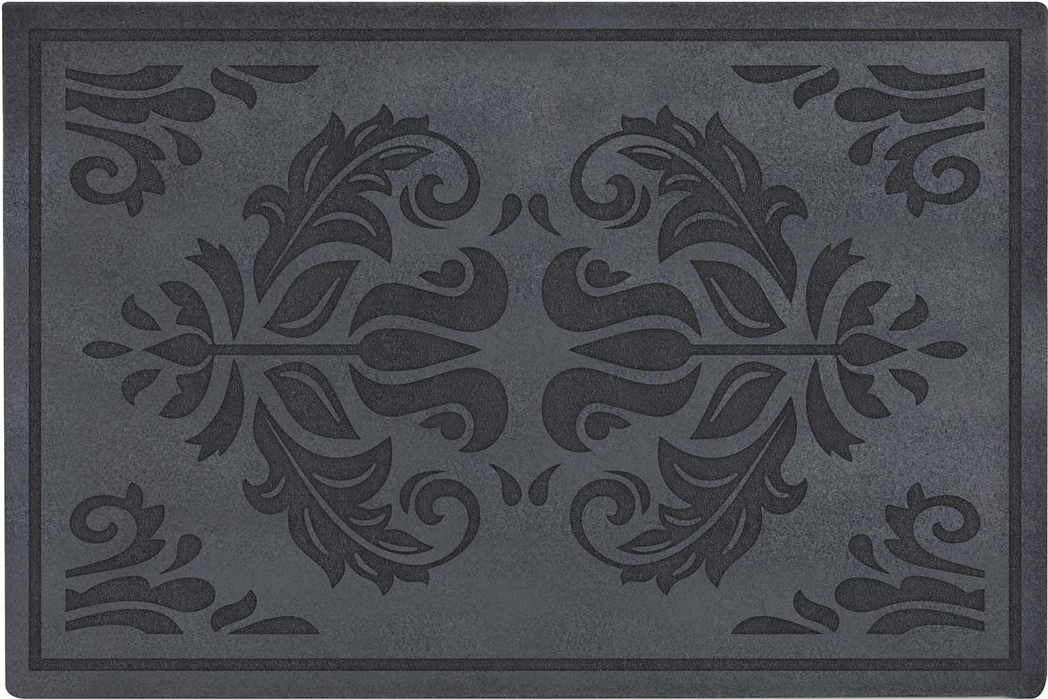 Paillasson en relief motifs floraux