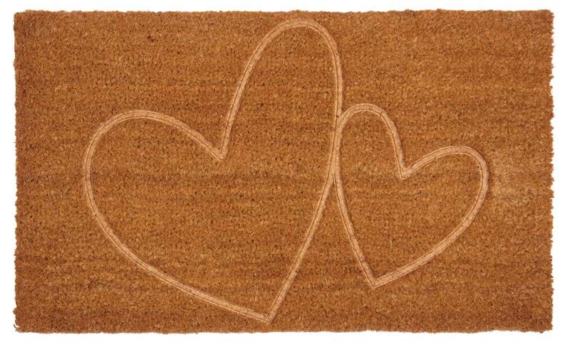 Paillasson en fibres de coco double coeur thermopressé