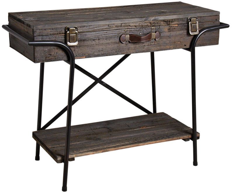 Console valise en bois Voyage