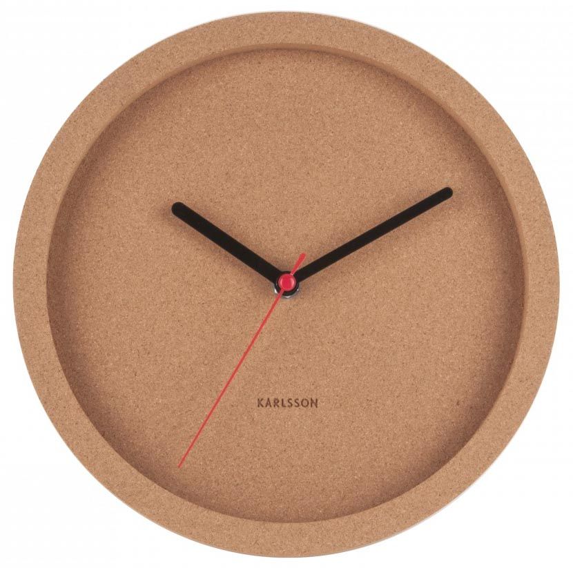 Horloge en liège Tom 26 cm