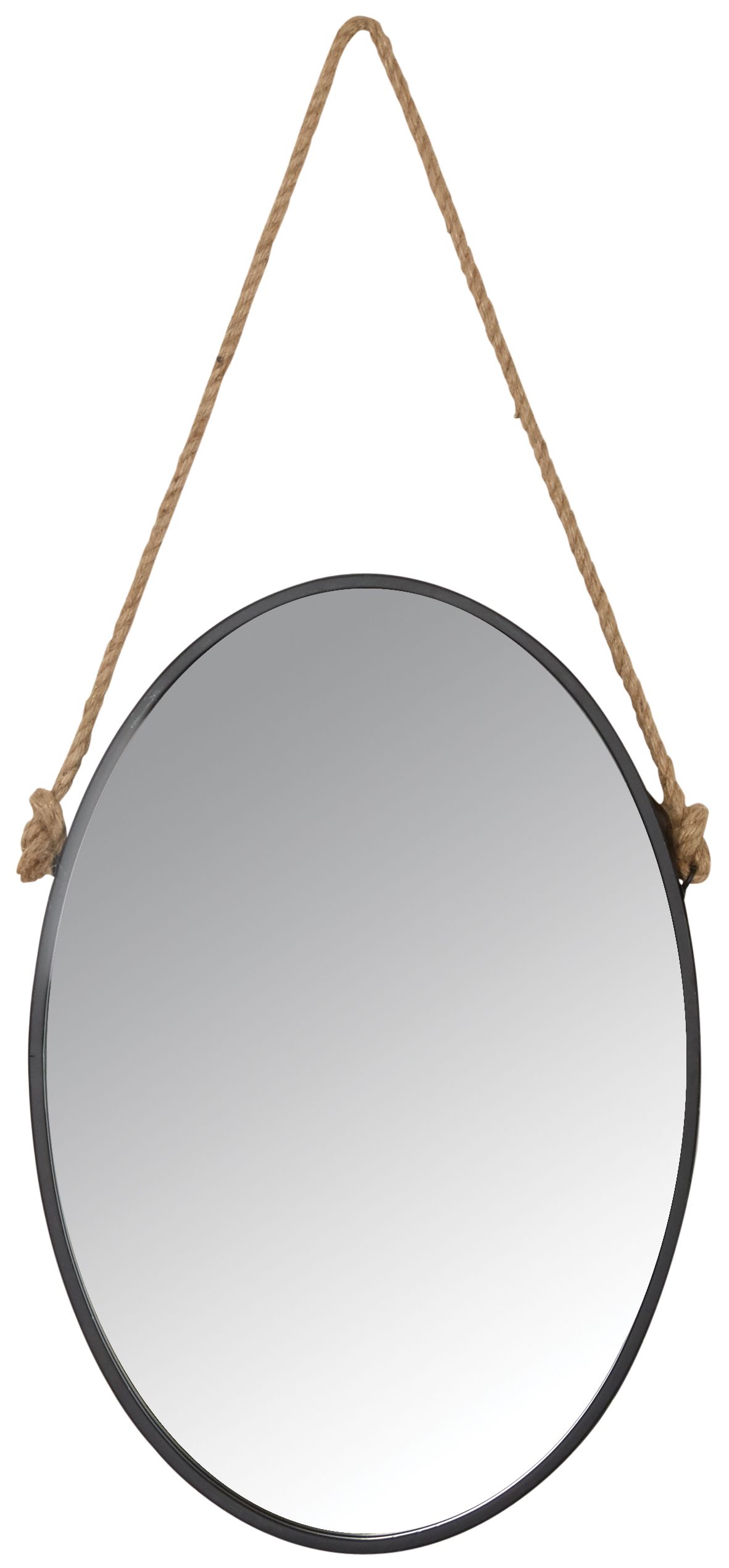 Miroir avec corde Matelot Ovale