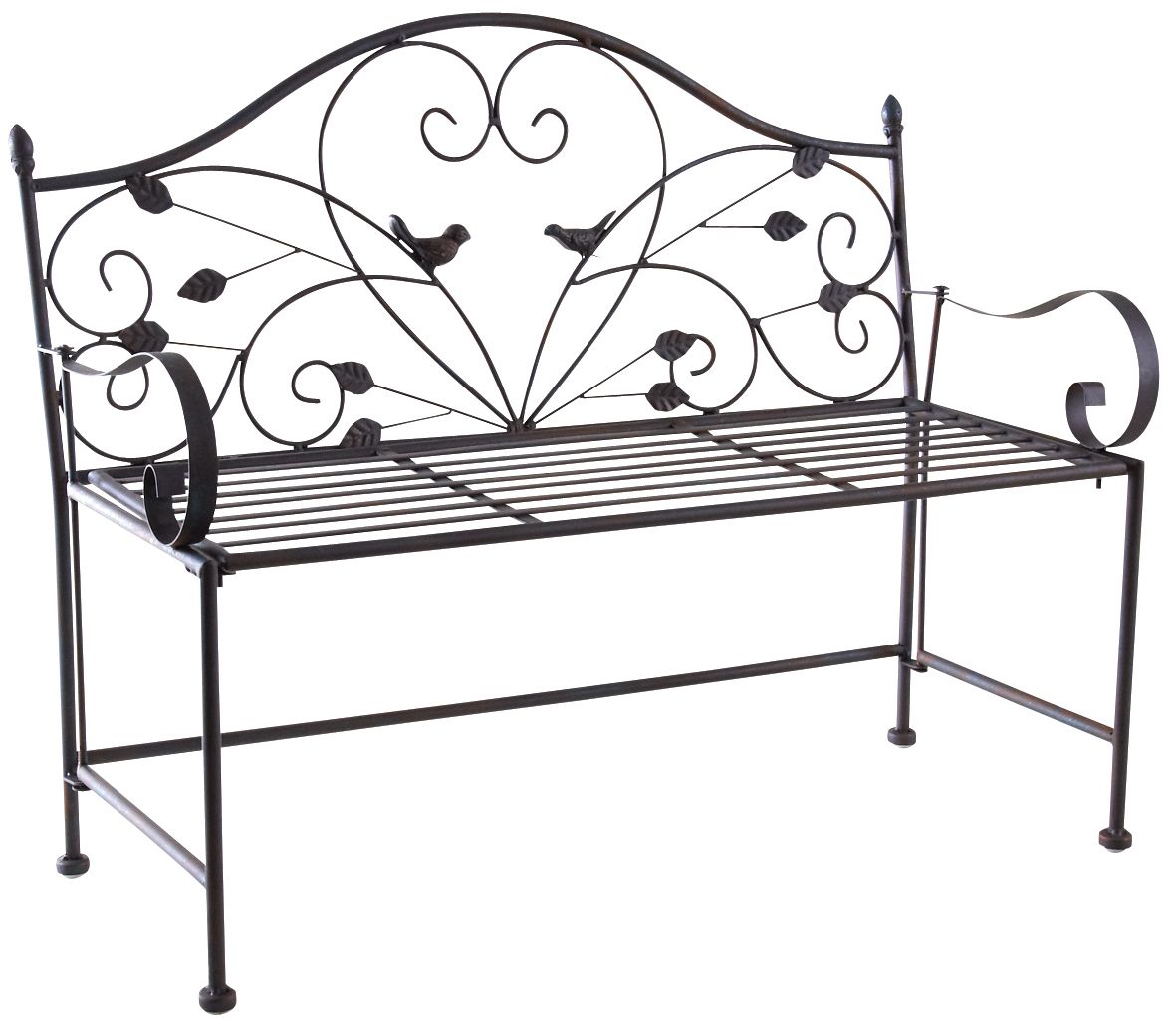 Banc enfant en métal Printemps