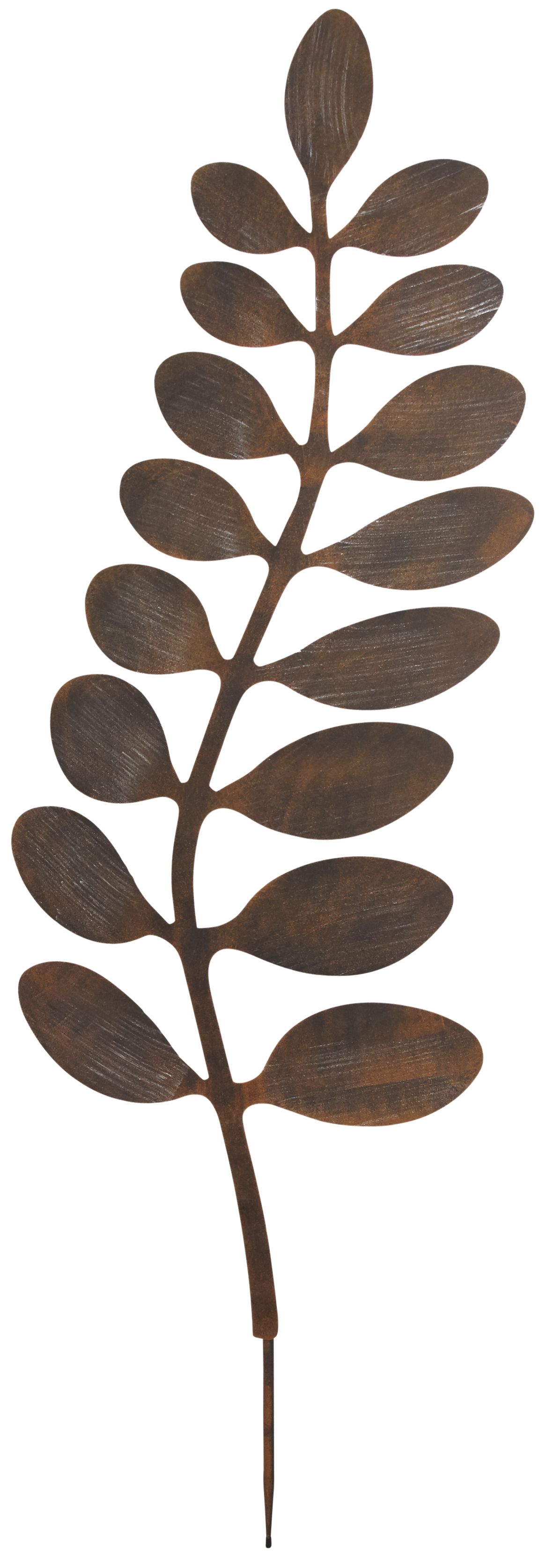 Feuille décorative en métal à planter