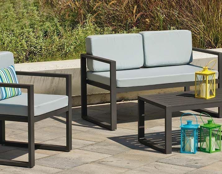 Salon de jardin en aluminium Parma