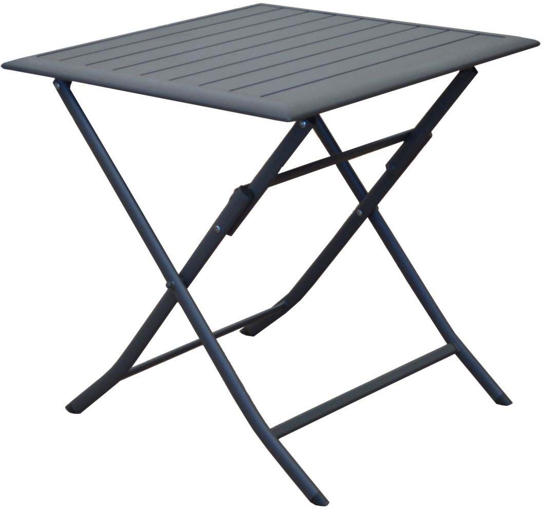 Table pliante en aluminium Lorita 70 cm