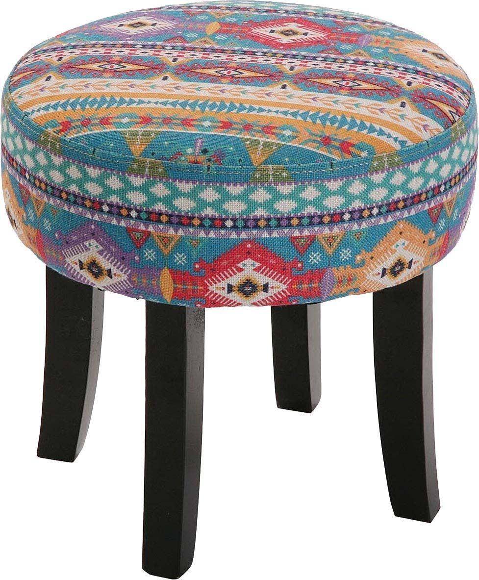 Tabouret rond en velours Karlsen