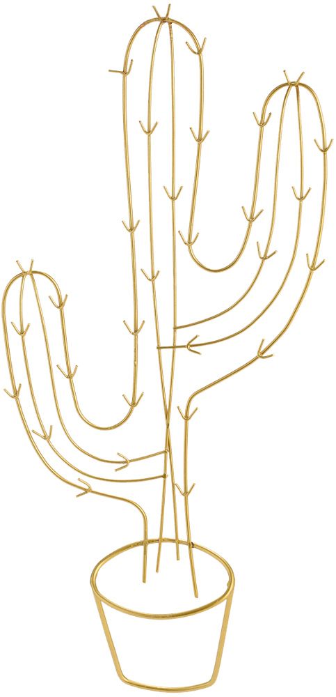 Porte bijoux en métal Cactus