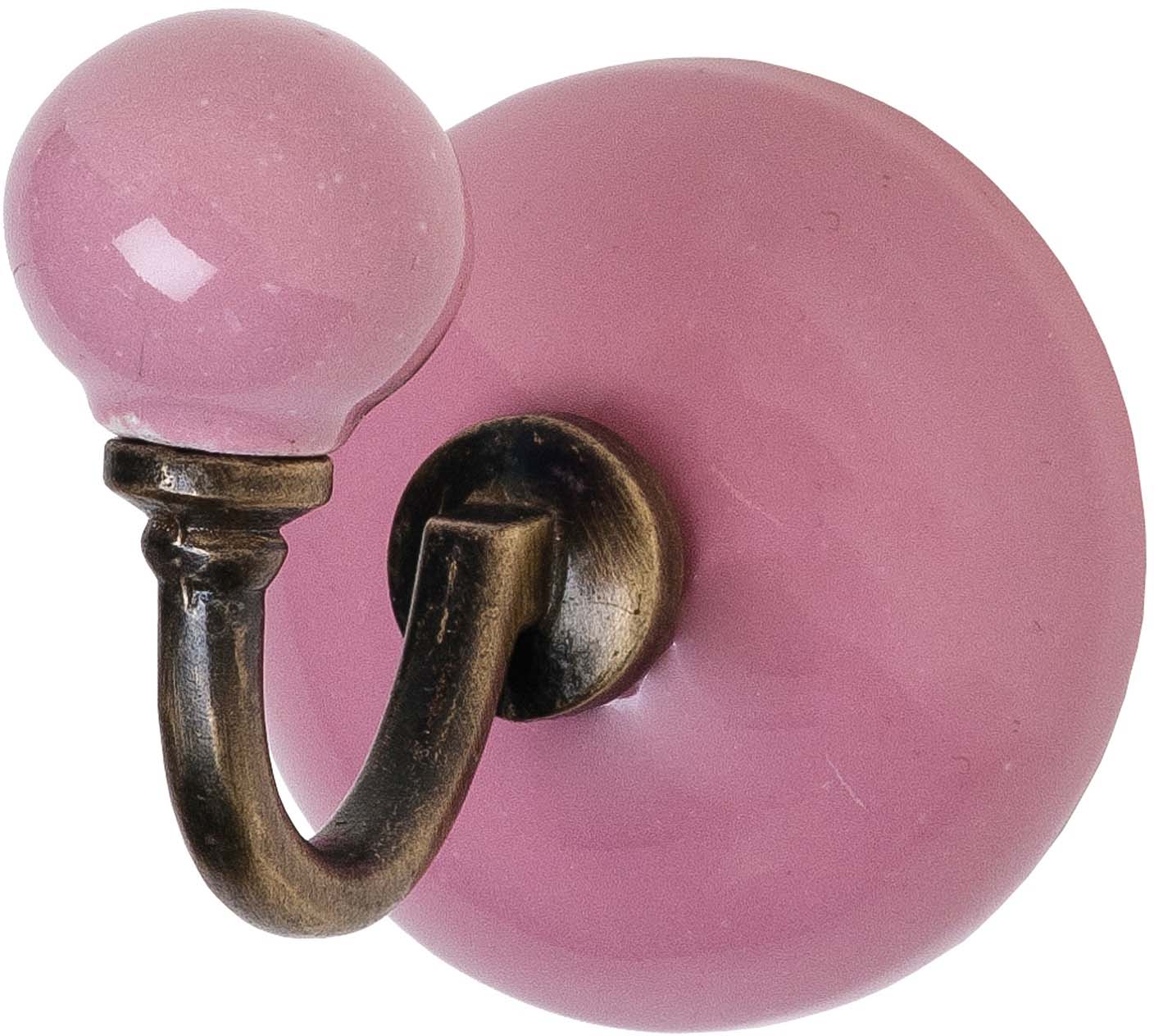 Patère classique ronde en céramique