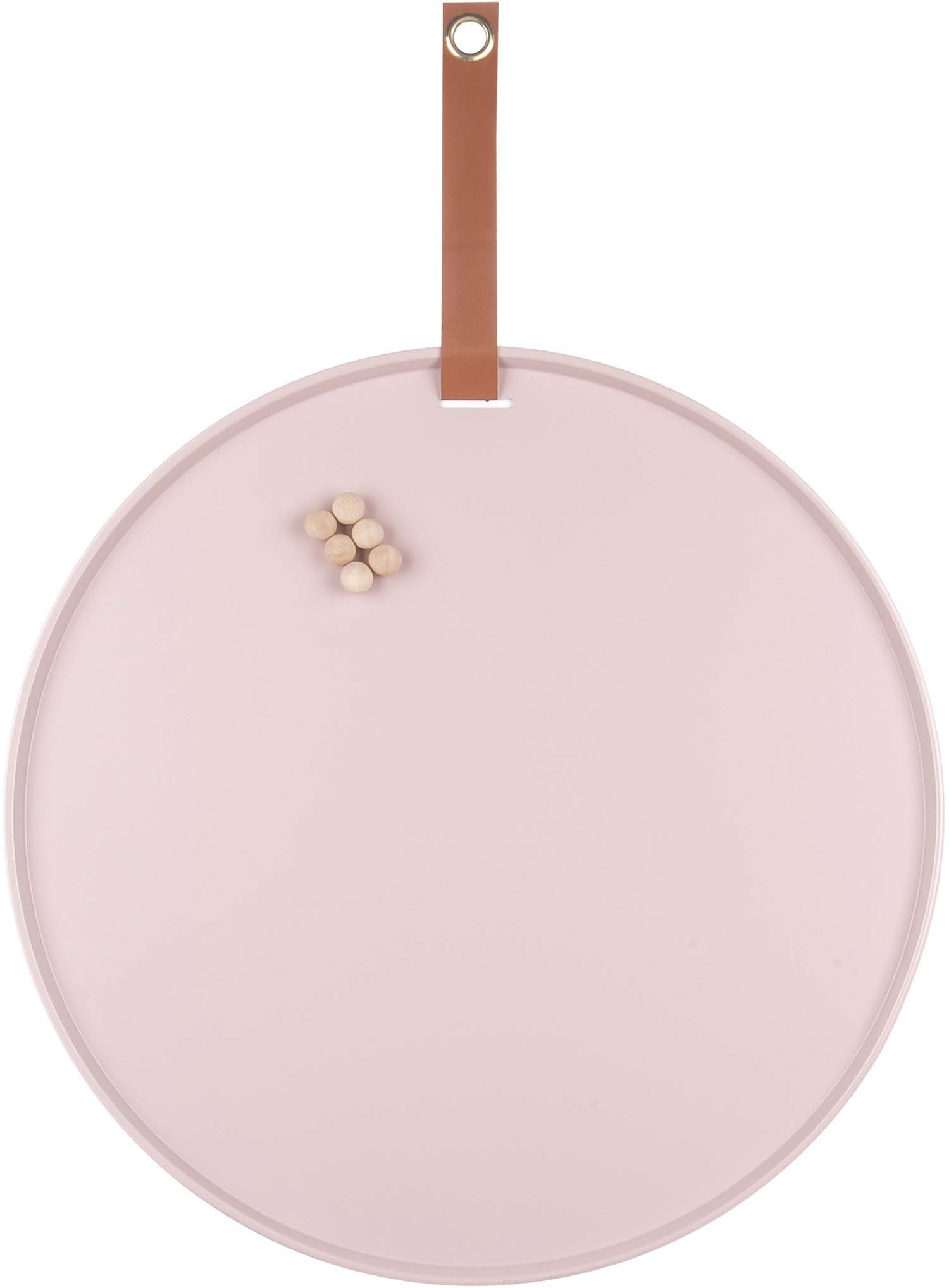 Tableau rond mémo en fer Perky