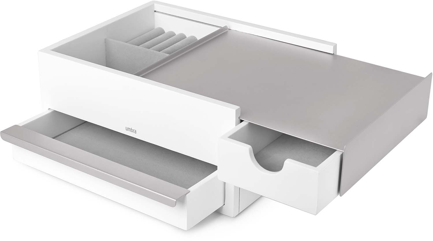 Boîte à bijoux en bois et métal Stowit