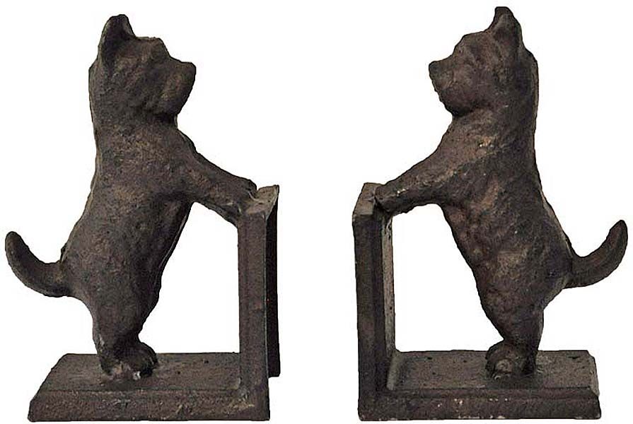 Serre livre en fonte chiens