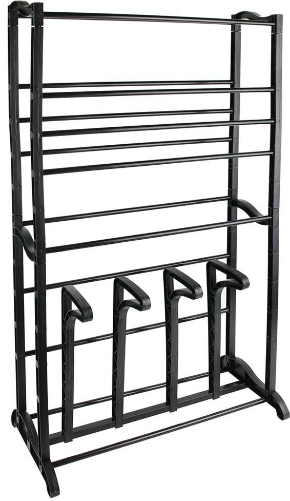 Etagère à chaussures modulable avec supports à bottes