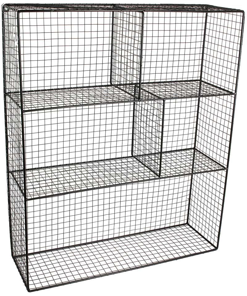 Etagère grillage en métal 60 cm