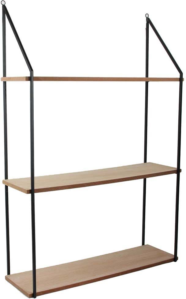 Etagère échelle plateaux en bois Home 3 plateaux