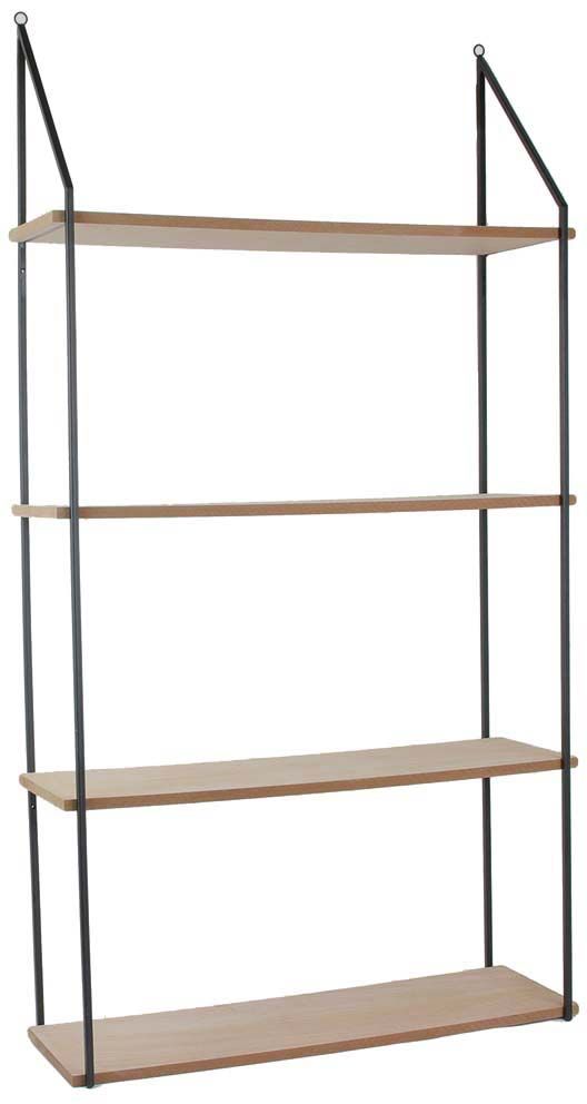 Etagère échelle plateaux en bois Home 4 plateaux