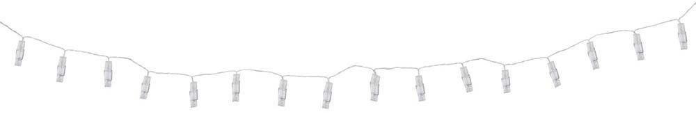 Guirlande lumineuse porte photos 12 pinces 195 cm