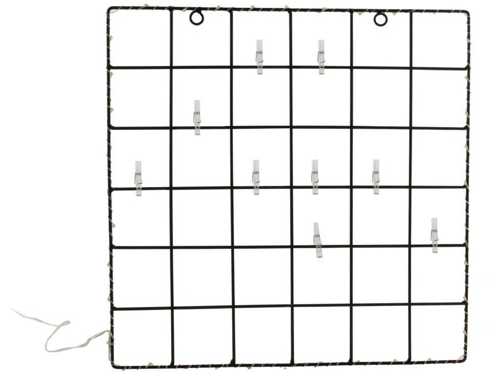Pêle-mêle lumineux 10 pinces