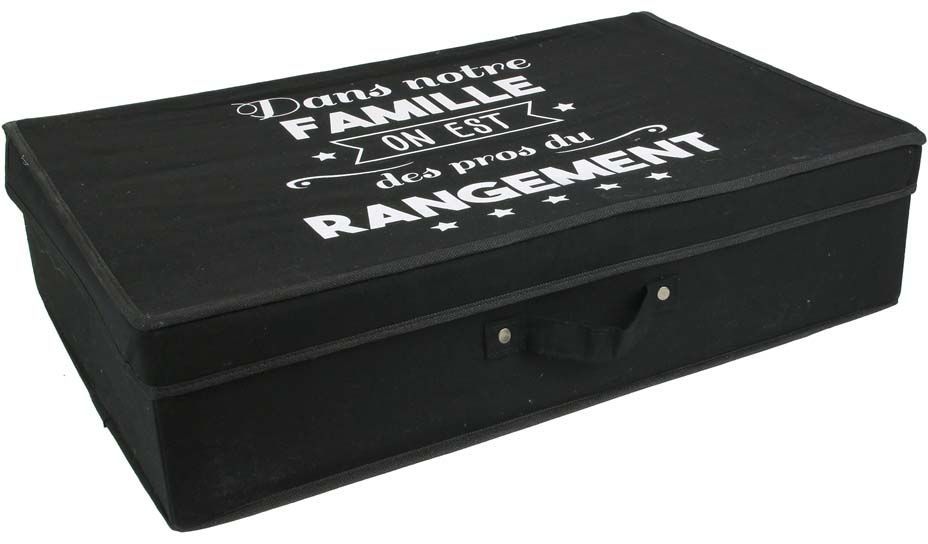 Boite de rangement dessous de lit pliable 25L Famille