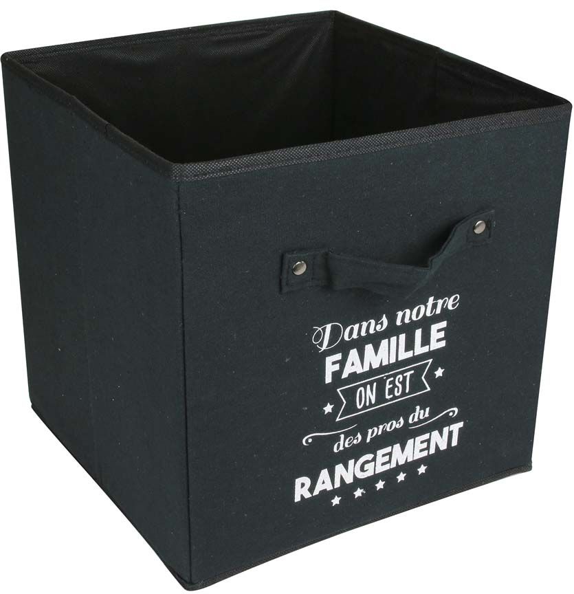 Cube de rangement en tissu Famille 30 cm