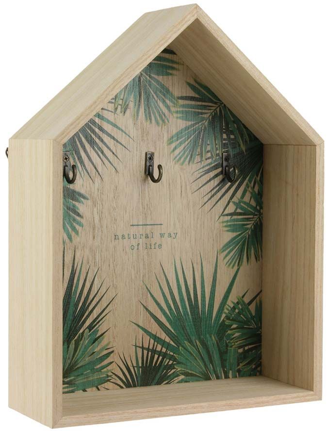 Boite à clés maison jungle Natural life