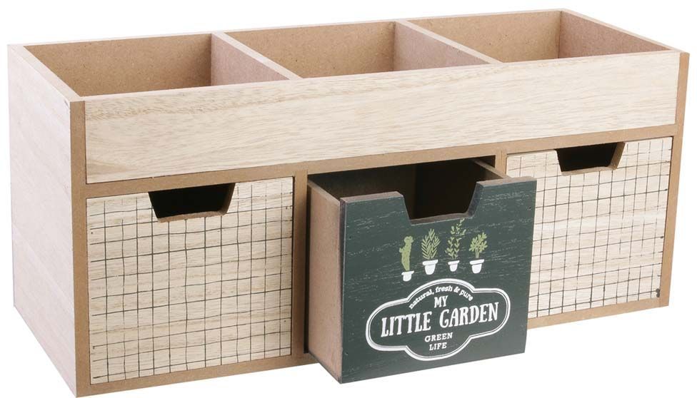 Petit rangement 3 tiroirs et 3 compartiments My Little Market