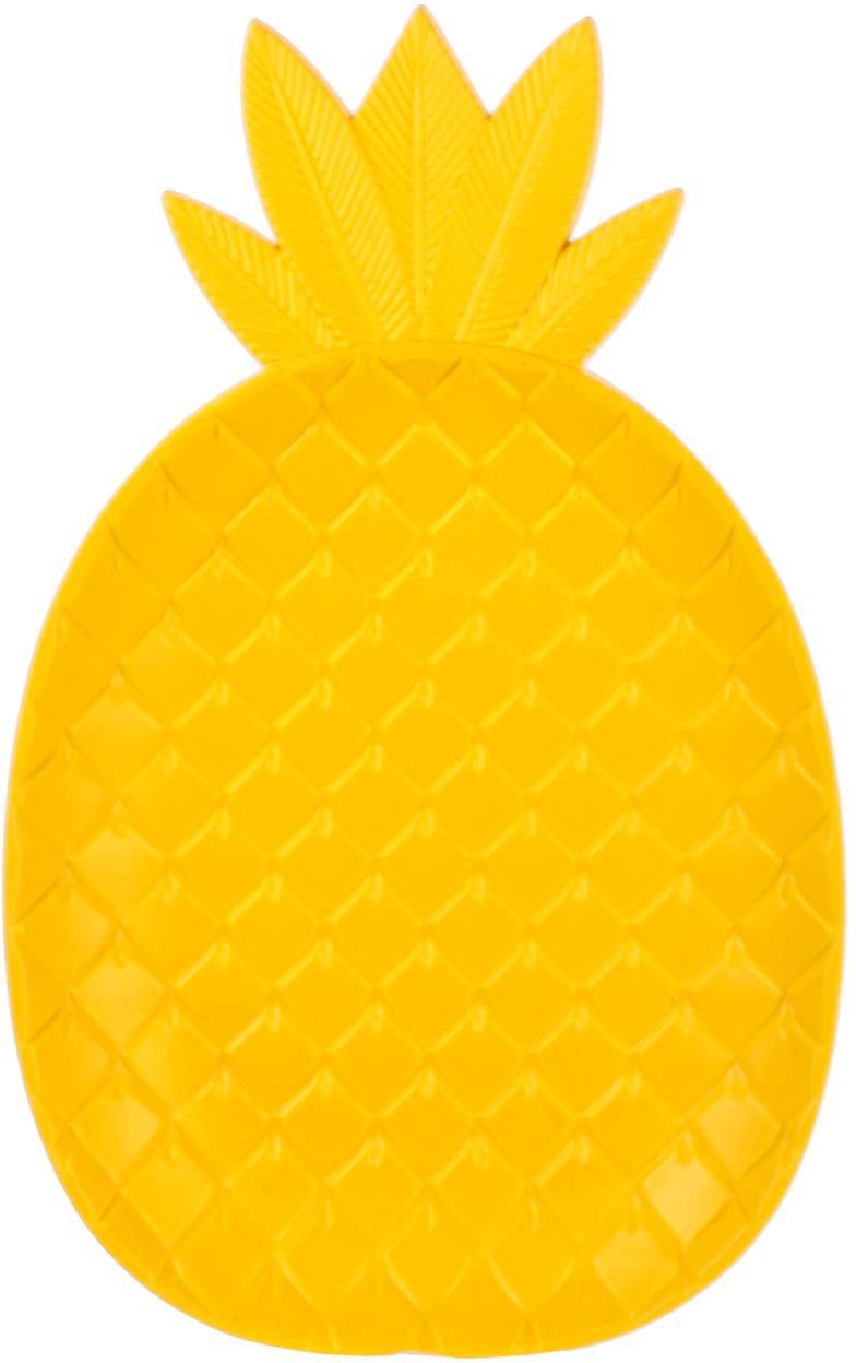 Vide-poche en bois coloré Ananas