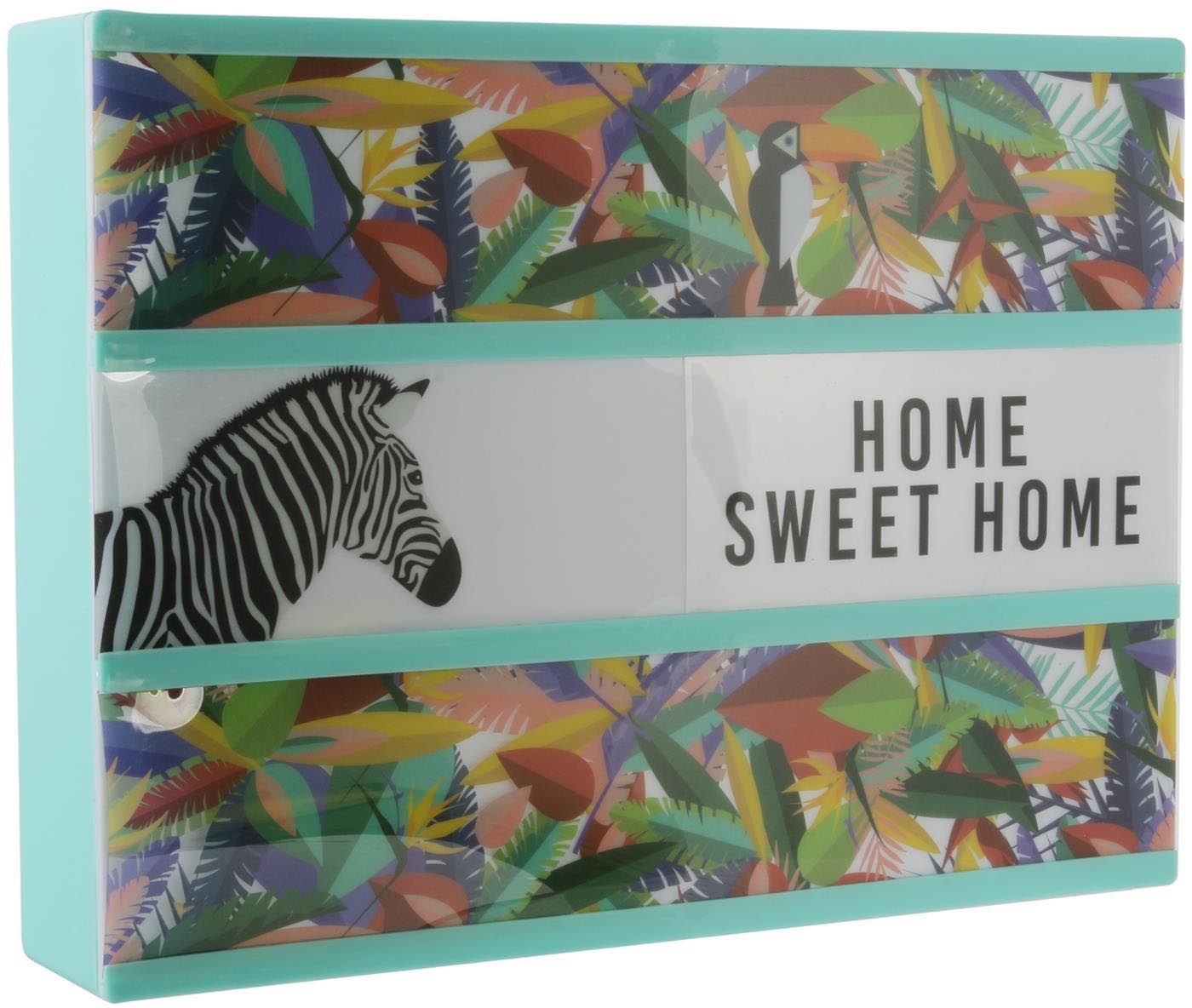 Boite lumineuse à message Exotique