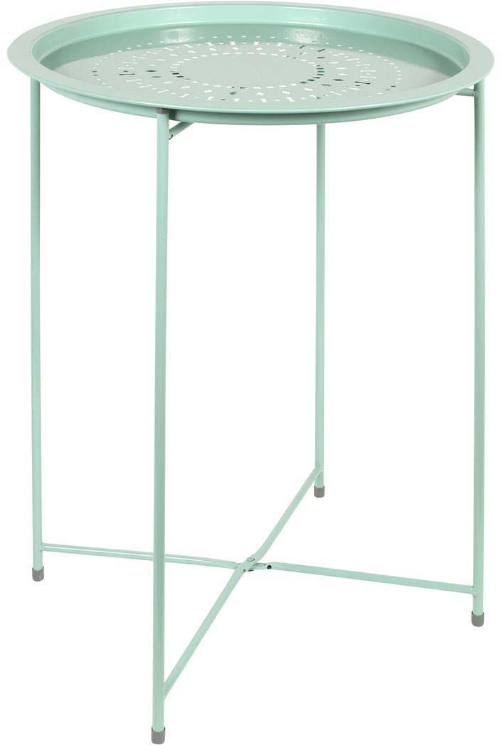 Table d'appoint en métal intérieur extérieur