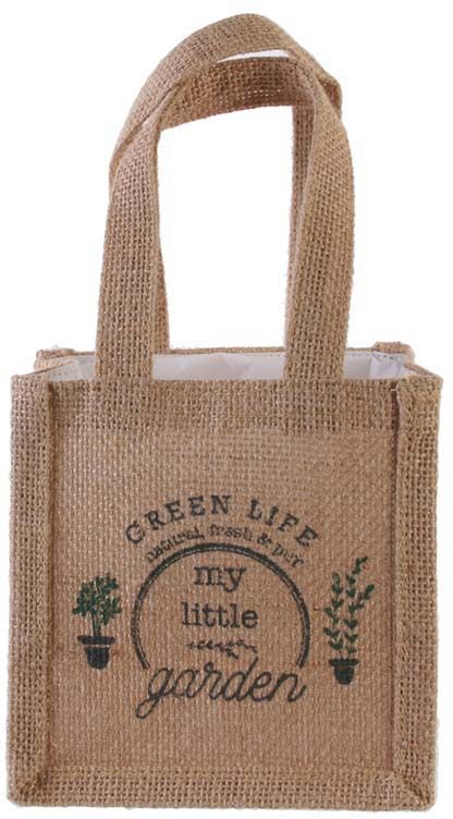 Sac à plantation en jute plastifiée My Little Market 14 cm