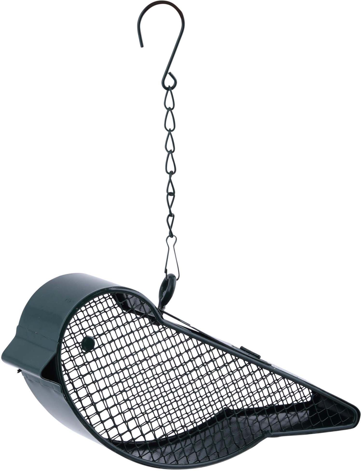 Mangeoire originale à suspendre oiseau métal