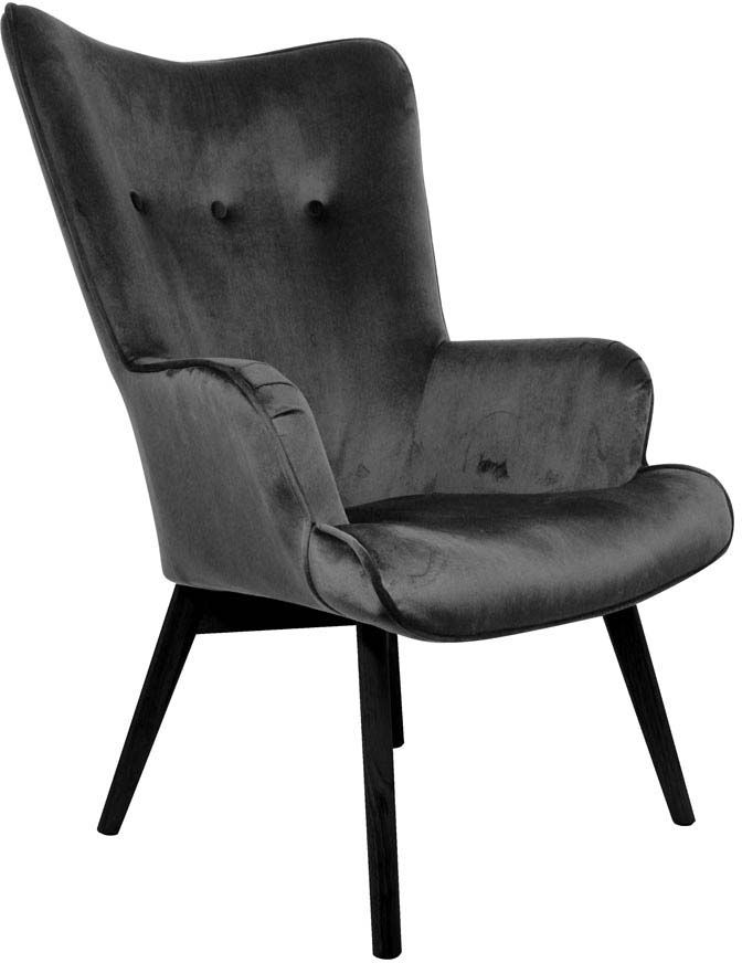 Fauteuil en velours Helsinki