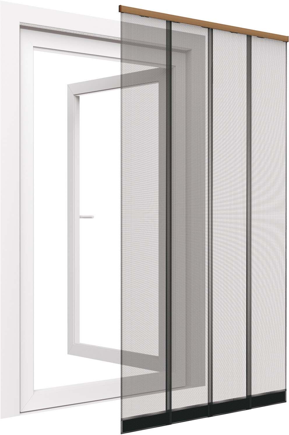 Moustiquaire pour porte 4 lamelles en PVC