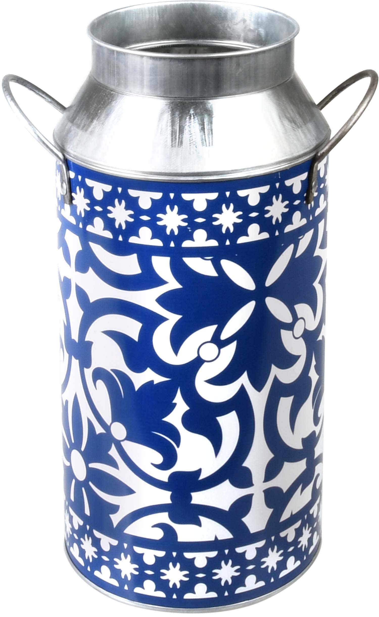 Pot à lait en zinc carreaux de ciment