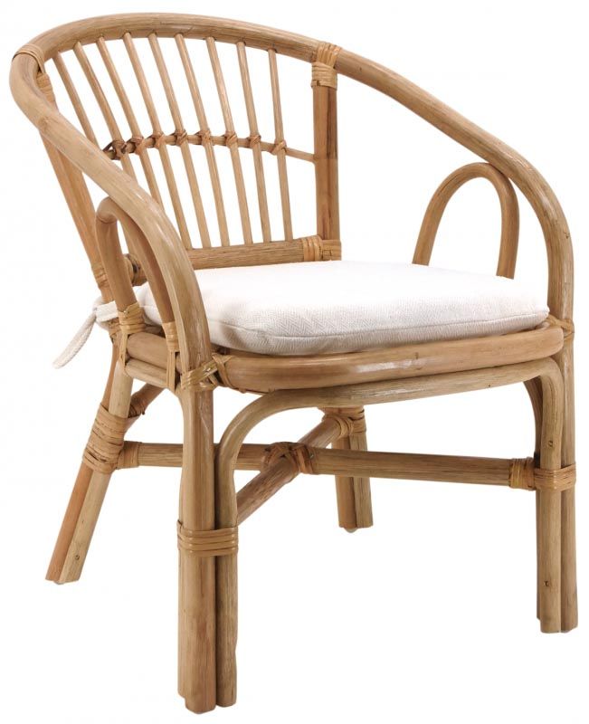 Fauteuil enfant en rotin Teo