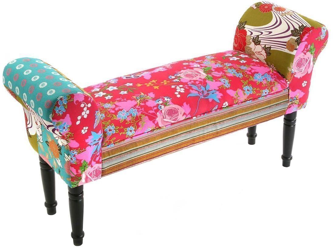 Bout de lit avec accoudoirs Patchwork