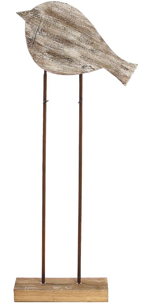 Oiseau déco sur socle