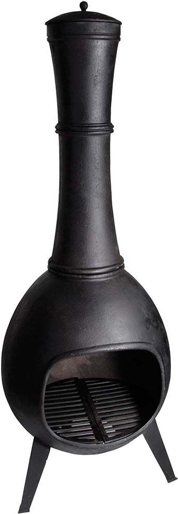 Chauffe-terrasse en fonte 53 x 144 cm