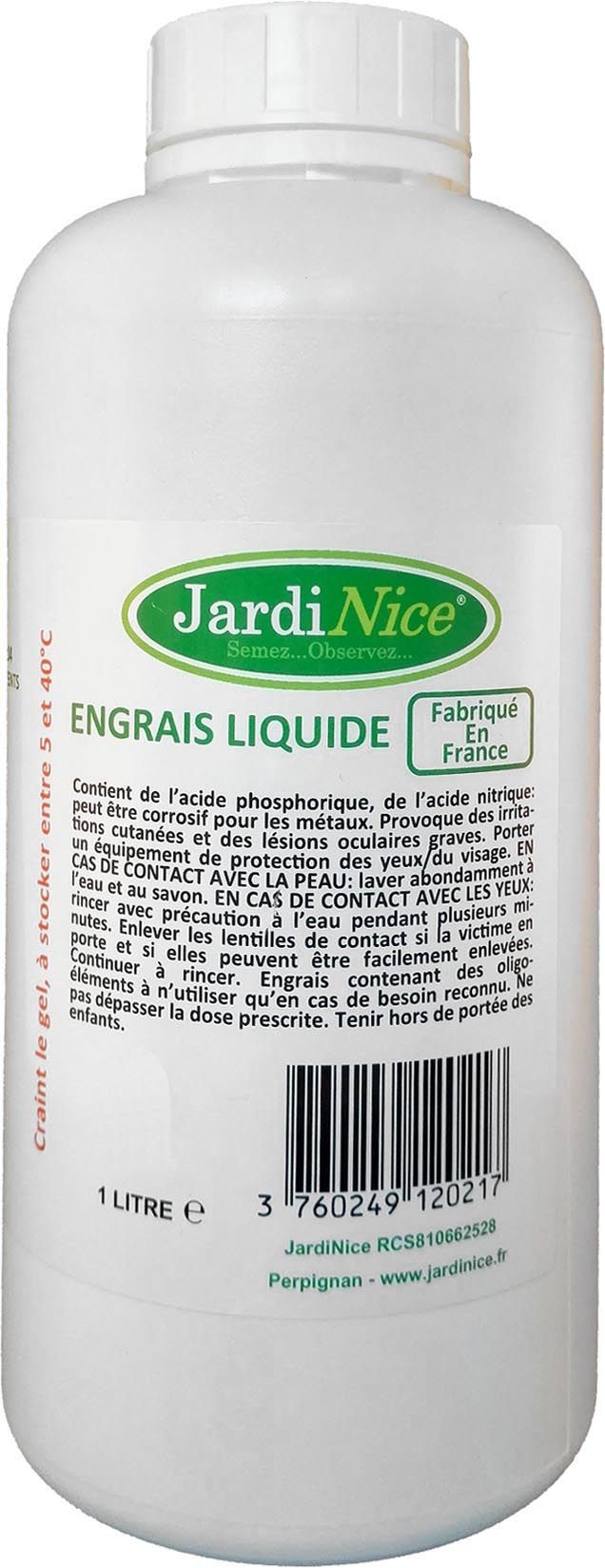 Engrais liquide avec bouchon doseur anti-goutte 1000 ml