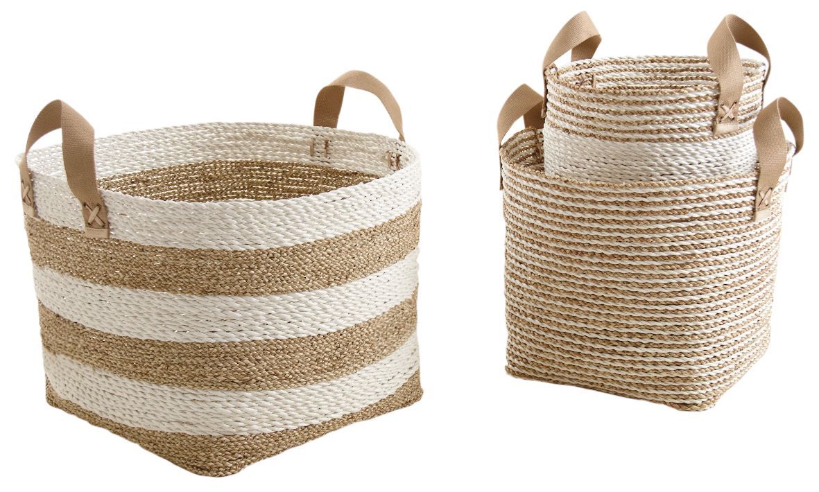 Cache-pot en corde et nylon (Lot de 3)