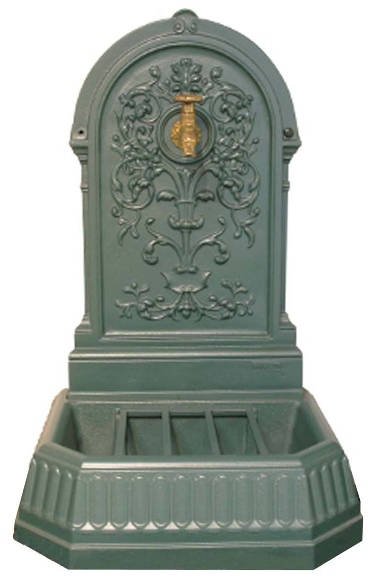 Fontaine murale de jardin Florale