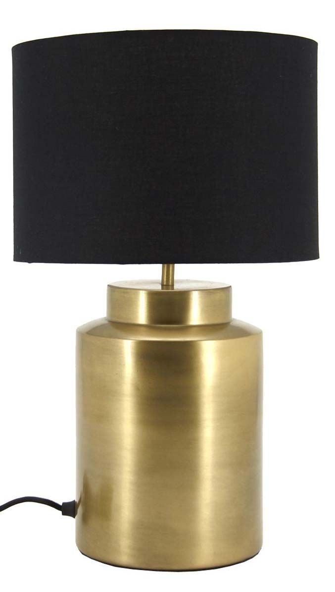 Lampe en métal et coton