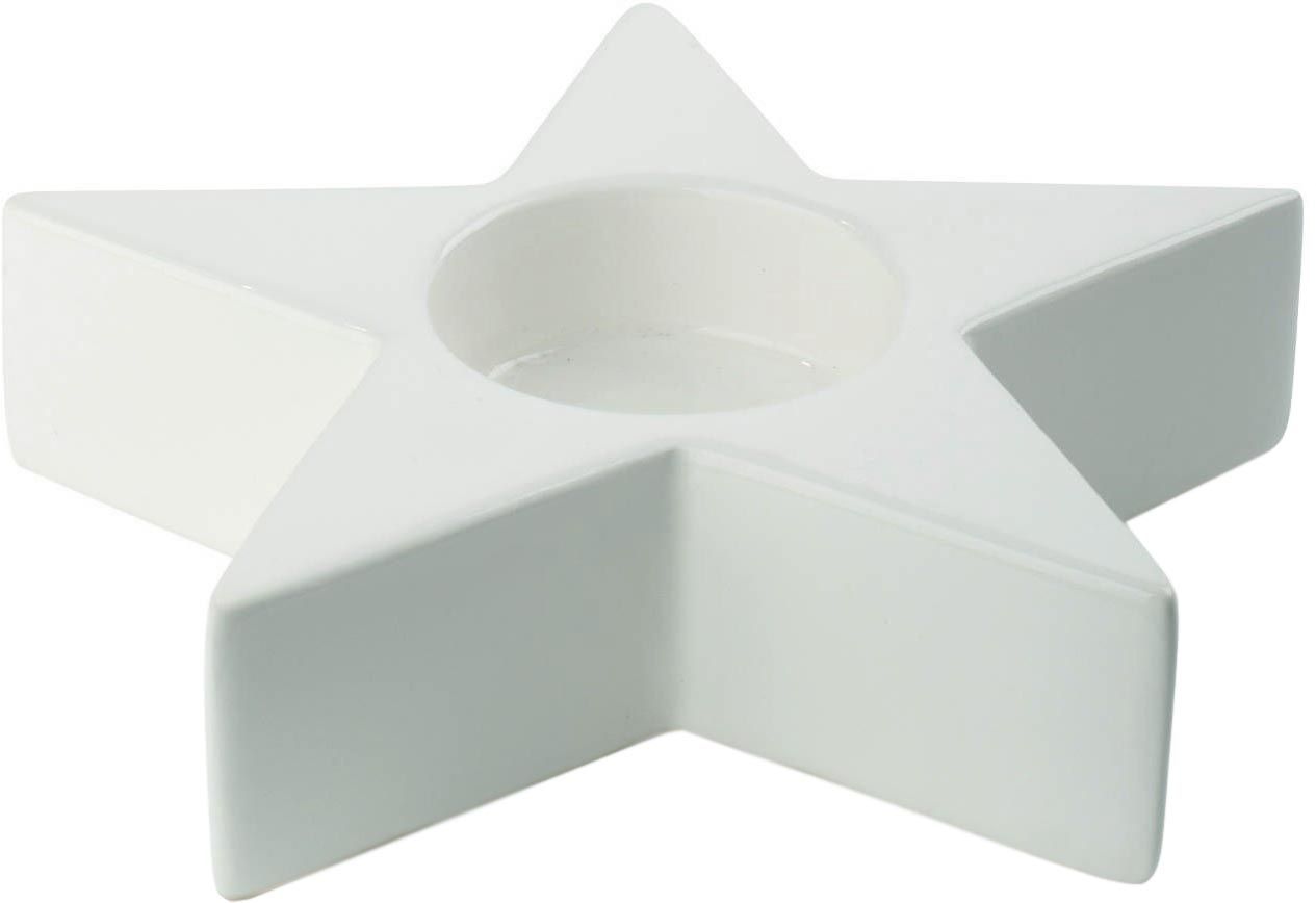 Photophore étoile en Porcelaine