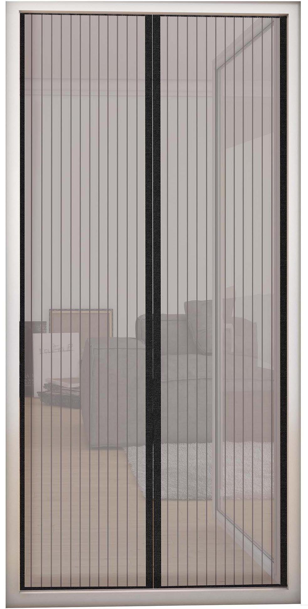 Rideau moustiquaire de porte fermeture magnétique