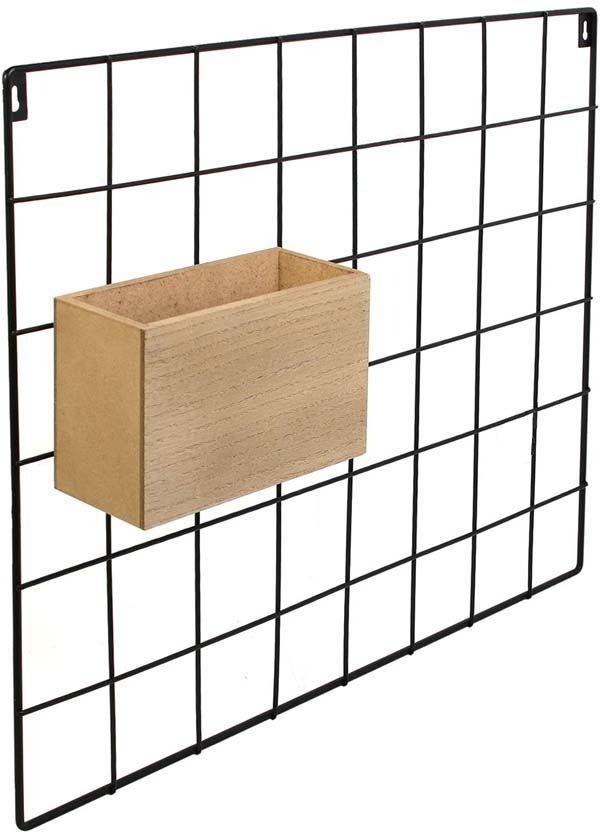 Porte mémo filaire avec bac de rangement intégré